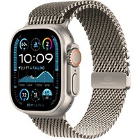Apple Watch Ultra 2 LTE 49 мм (титановый корпус, титановый/титановый, миланская петля M) Image #1