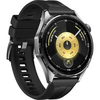 Huawei Watch GT 6 46 мм (черный, с черным силиконовым ремешком, международная версия) Image #3