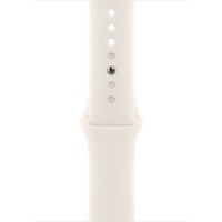 Apple Watch SE 3 44 мм (алюминиевый корпус, звездный свет/звездный свет, спортивный силиконовый ремешок S/M) Image #3