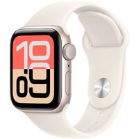Apple Watch SE 3 40 мм (алюминиевый корпус, звездный свет/звездный свет, спортивный силиконовый ремешок S/M)