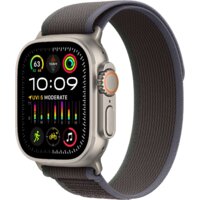 Apple Watch Ultra 2 LTE 49 мм (титановый корпус, титановый/черно-синий, нейлоновый ремешок размера M/L)