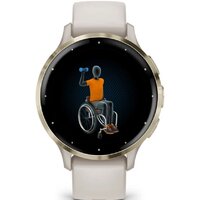 Garmin Venu 3S (слоновая кость, с силиконовым ремешком) Image #7