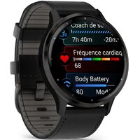 Garmin Venu 3 (черный, с кожаным ремешком) Image #2