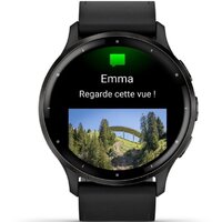 Garmin Venu 3 (черный, с кожаным ремешком) Image #3
